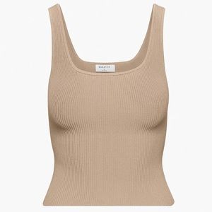 Sculpt Knit Squareneck Tank NWT